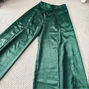 Forest Green Super Split Pants